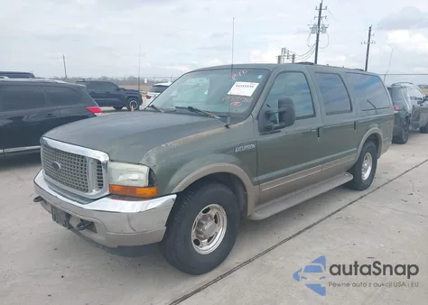 2001 Ford Excursion Limited из США, поврежденный, VIN 1FMNU42S41EB01056